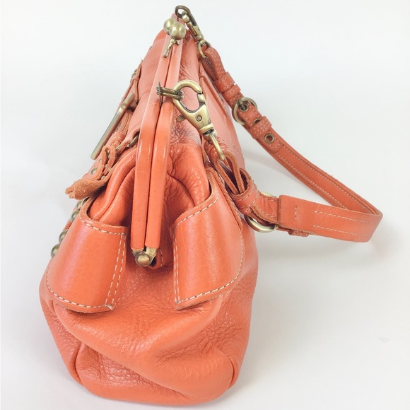 BCBG Buckle Leather Shoulder Bag - Picture 5 of 12